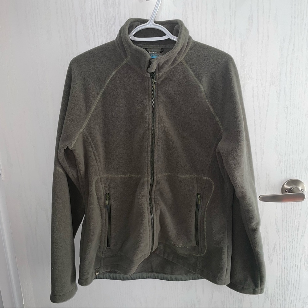 Wind River Olive Green Fleece Jacket Size Large